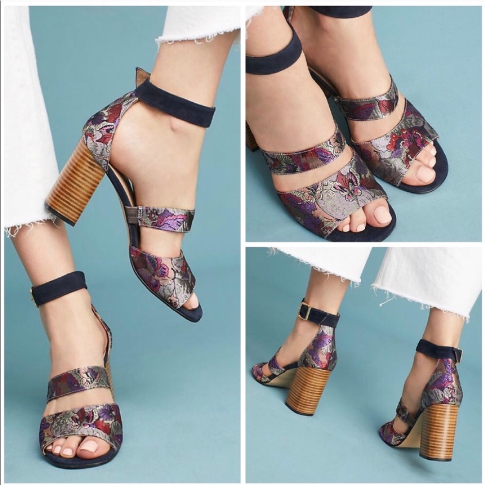 MOVING SALE NWT Anthro Mosaic Shoes Fabric Purple